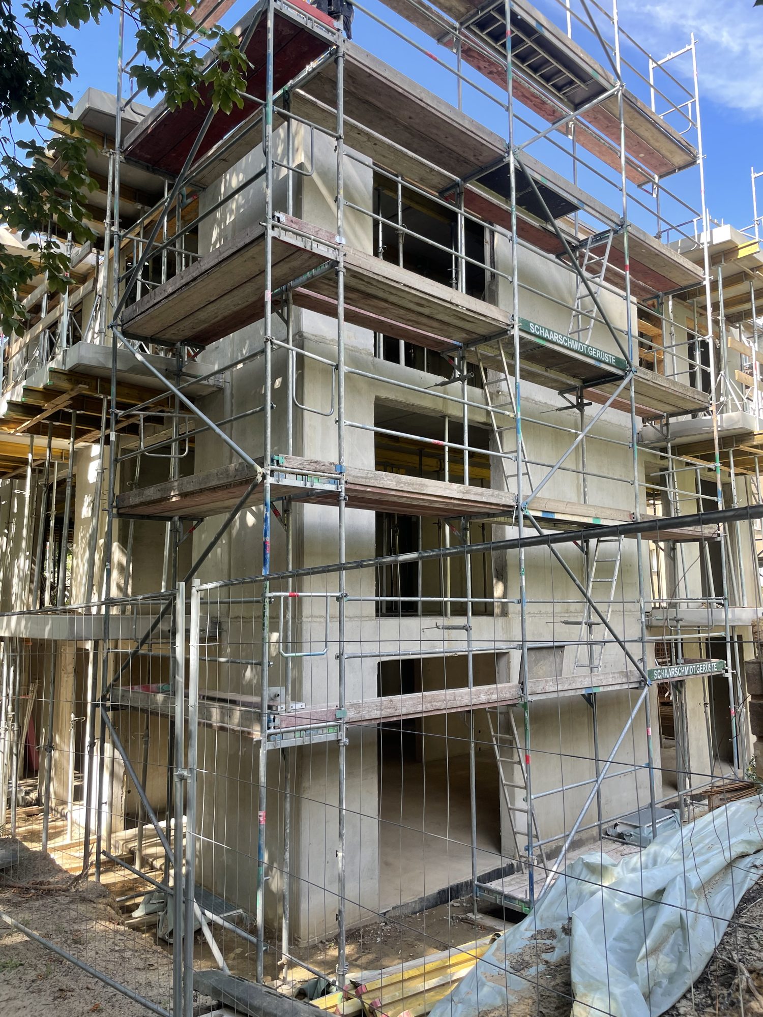 Fassade WDVS Berlin Steglitz Martinstraße – während der Arbeiten (Bild 3)