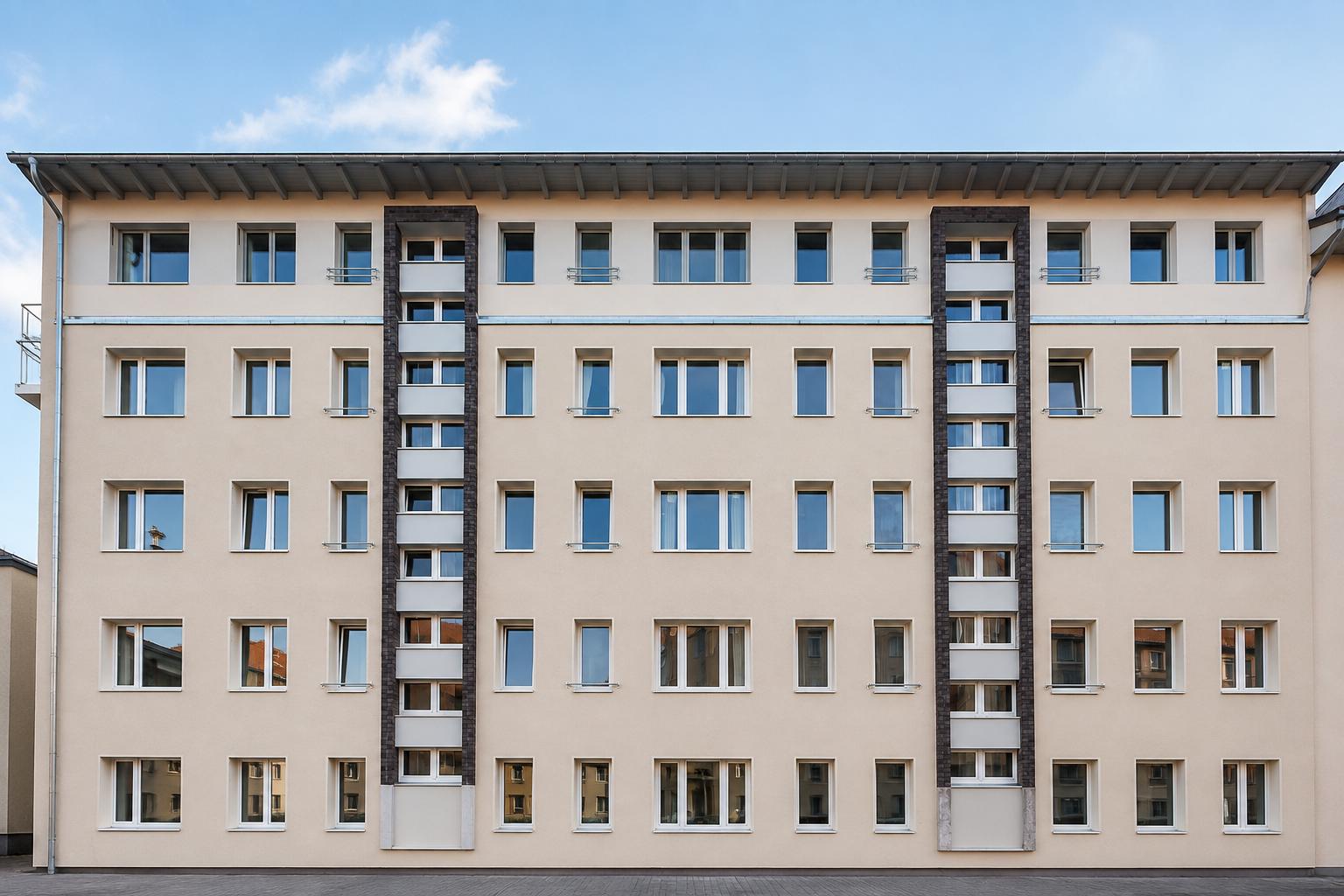 Fassade WDVS & Trockenbau Königs Wusterhausen Potsdamer Straße 83 – nach der Sanierung (Bild 1)