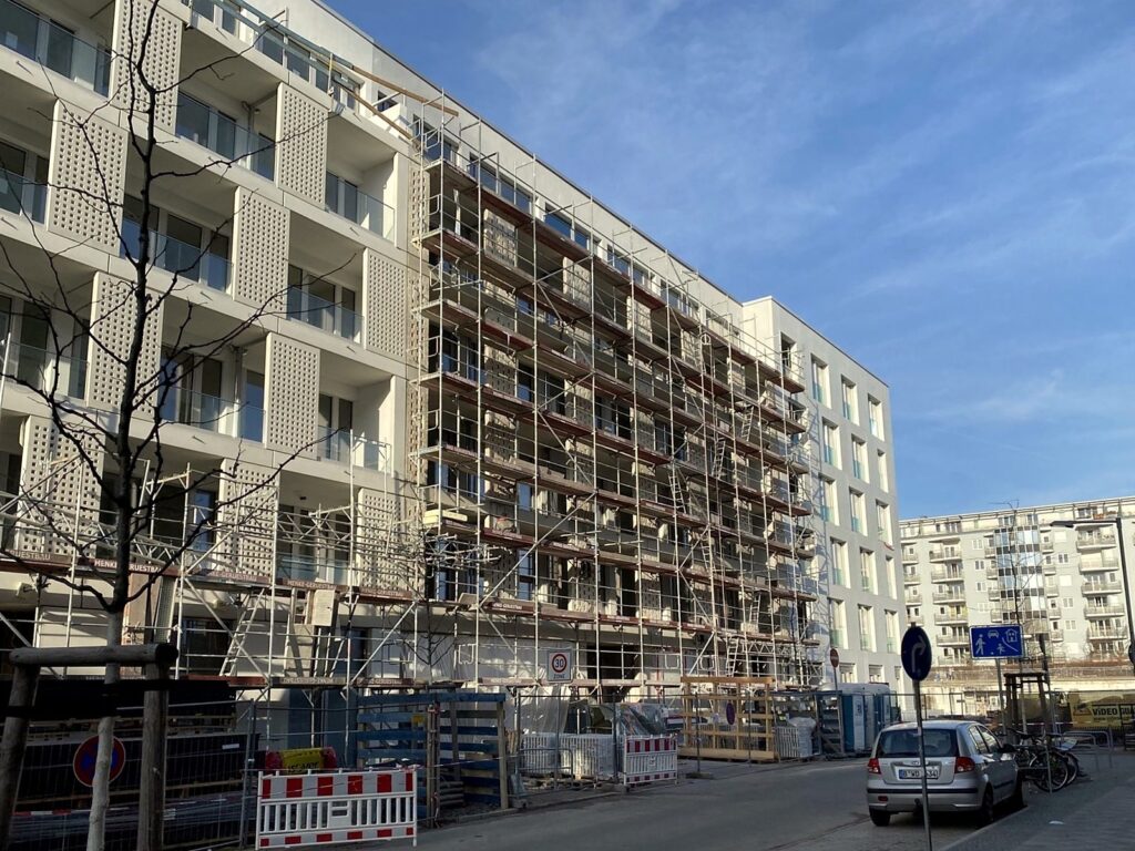 WDVS Berlin Moabit Heidestraße – während der Arbeiten (Bild 4)