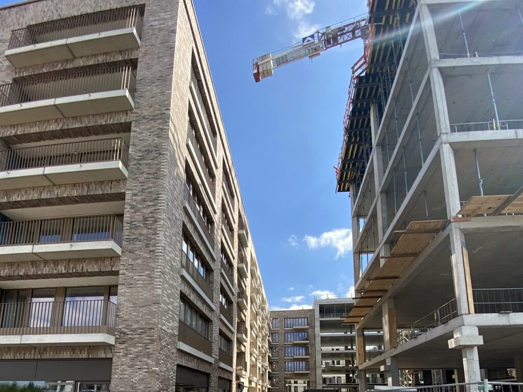 WDVS Berlin Moabit Heidestraße – während der Arbeiten (Bild 2)
