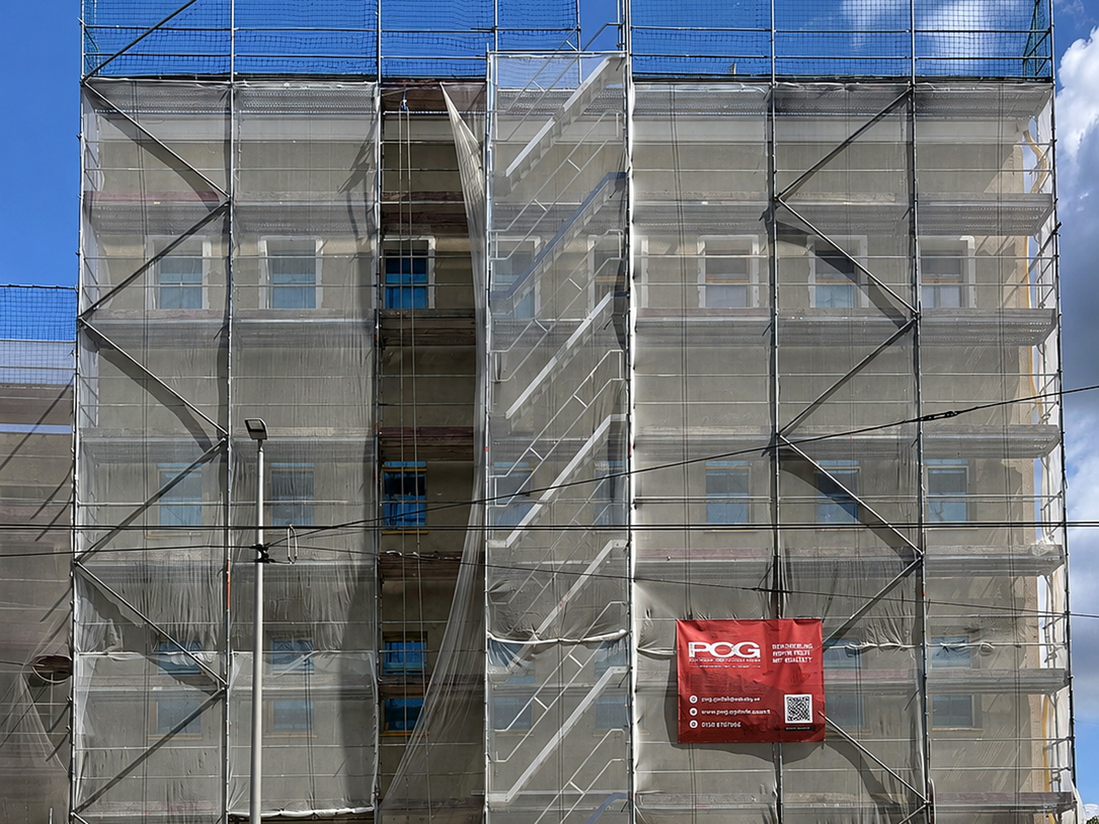 Fassade WDVS & Innenausbau Berlin-Lichtenberg Hauptstraße 86 – während der Arbeiten (Bild 7)